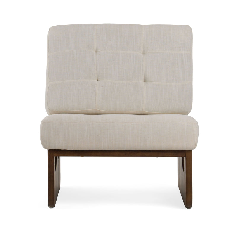 Rosanne Contemporary Off White Accent Chair