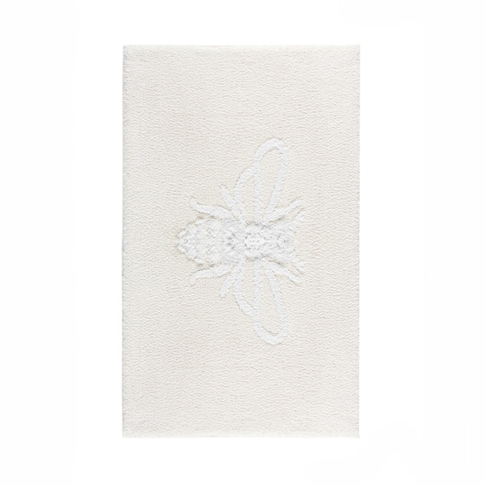 Apiary Snow White Bee Luxury Bath Rug