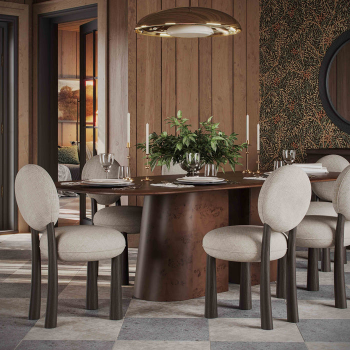 Sulley Cream Performance Grade Chenille Dining Chair