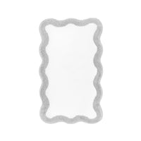 Egoist Silver Border Luxury Bath Rug