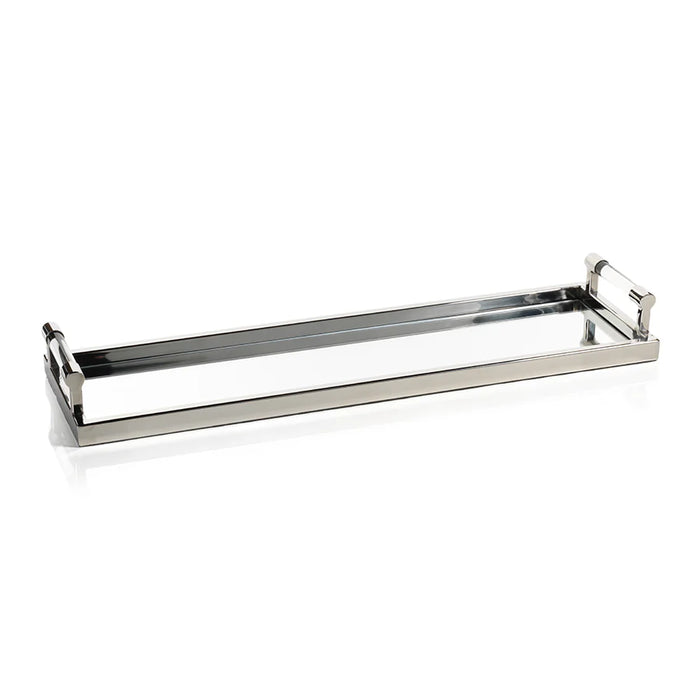 Antoinette Silver & Acrylic Trays - Set of 2