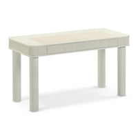 Lexi 55" Cream 2-Drawer Desk