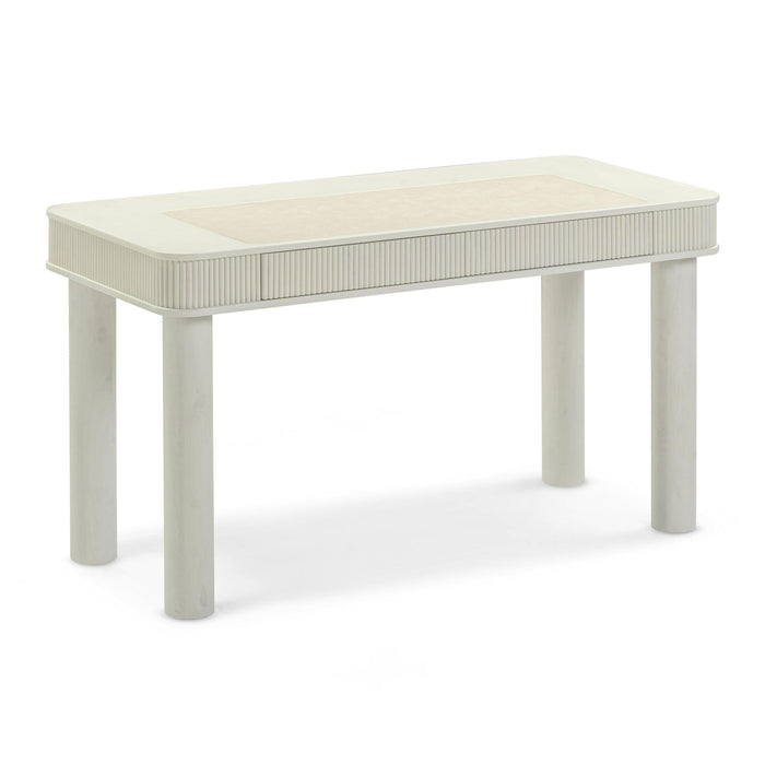 Lexi 55" Cream 2-Drawer Desk