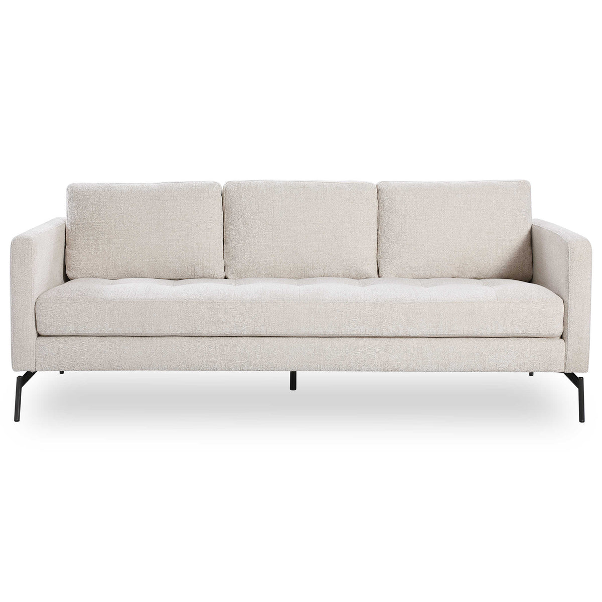 Allegra Ivory Chenille Sofa