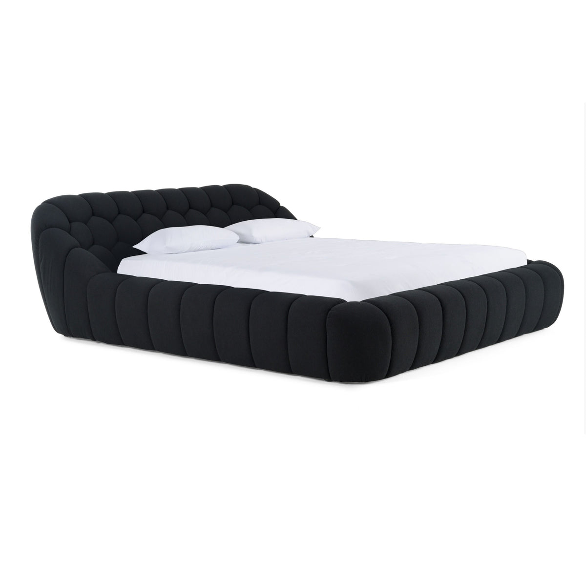 Nicoma Modern Black Bed