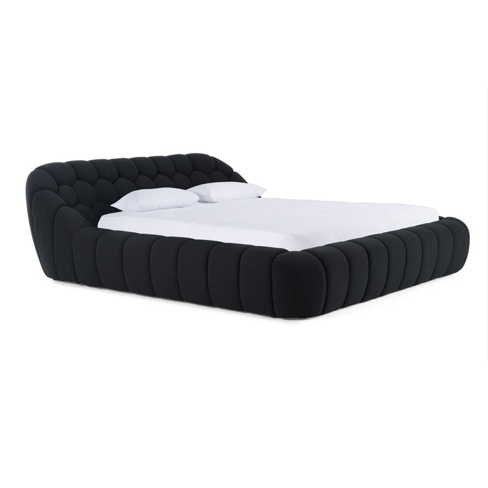 Nicoma Modern Black Bed