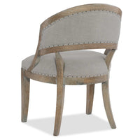 Banks Linen Barrel Back Dining Chair