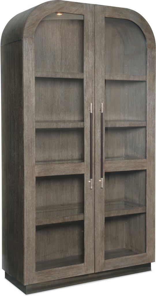 Reyeh Dark Wood Modern Display Cabinet