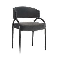Zelise Midnight Grey Dining Chair
