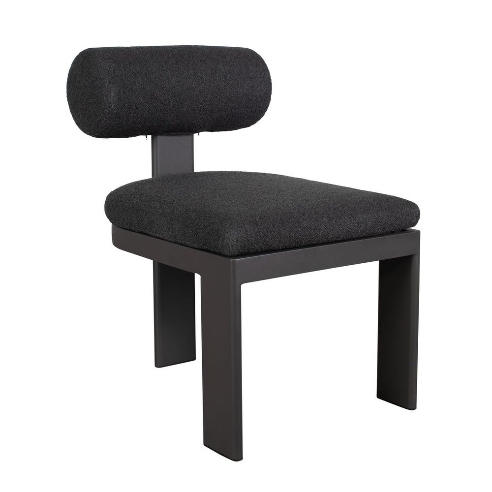 Verah Charcoal Outdoor Armless Dining Chair
