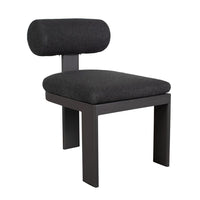 Verah Charcoal Outdoor Armless Dining Chair