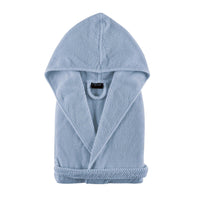 Bee Waffle Baby Blue Kids Luxury Bath Robe