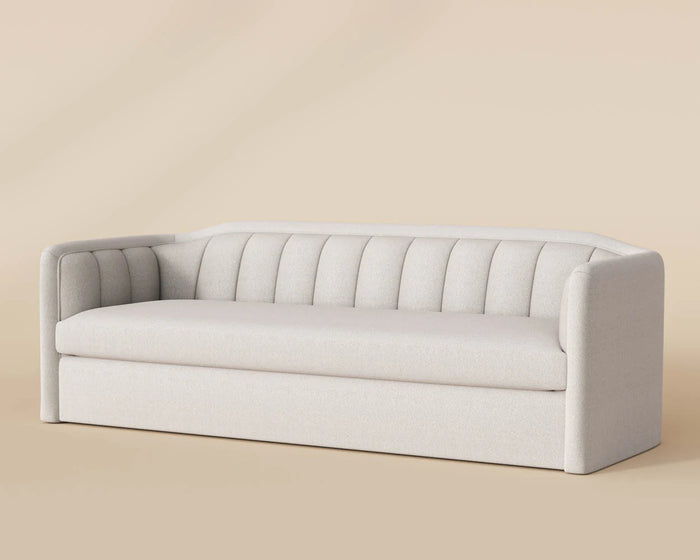 Birrit 92" Dove Cream Sofa