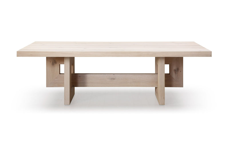 Trenta 94.5" Modern Natural White Oak Dining Table