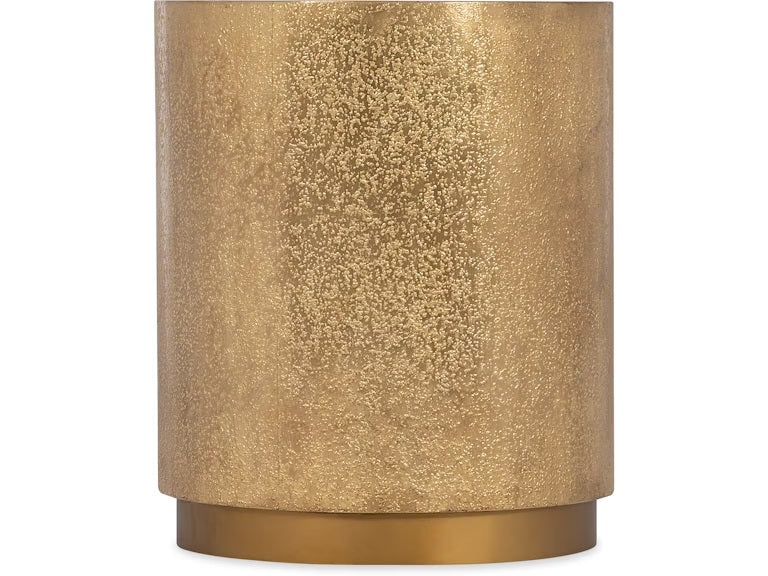 Evva Textured Brass Foil Accent Table