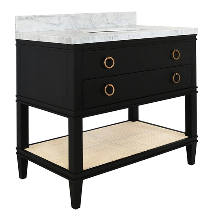 Ember 36.5" Black Bath Vanity