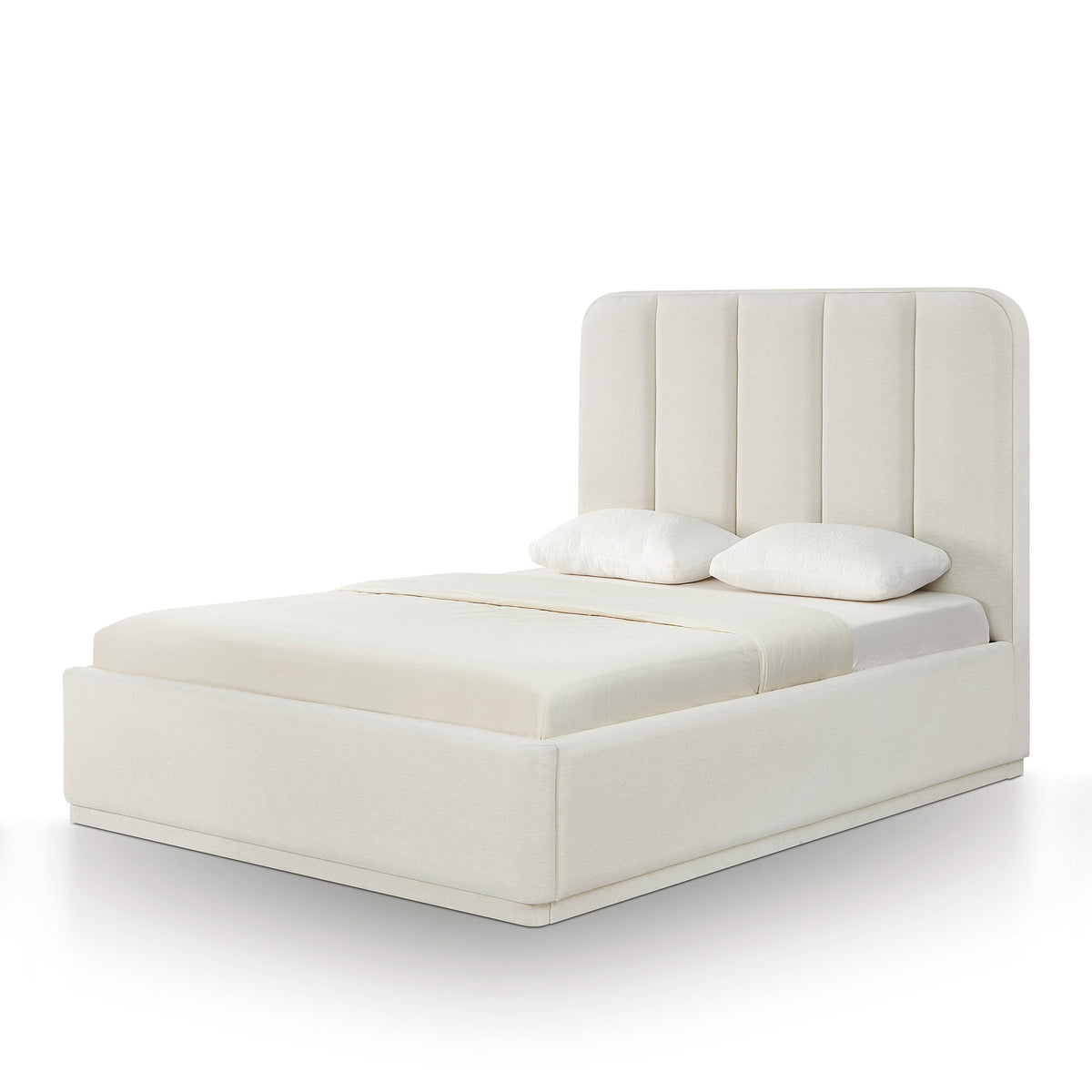 Penelope Cream Chenille Bed (2 Sizes Available)