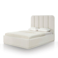 Penelope Cream Chenille Bed (2 Sizes Available)