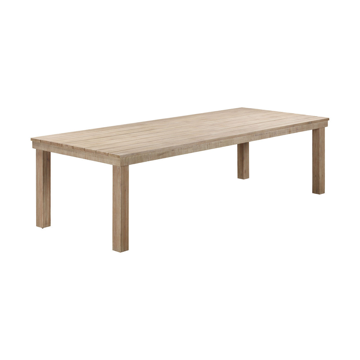 Essie Natural Outdoor 108" Rectangular Dining Table