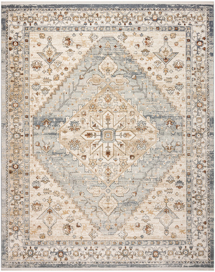 Isabeau Blue Taupe Area Rug