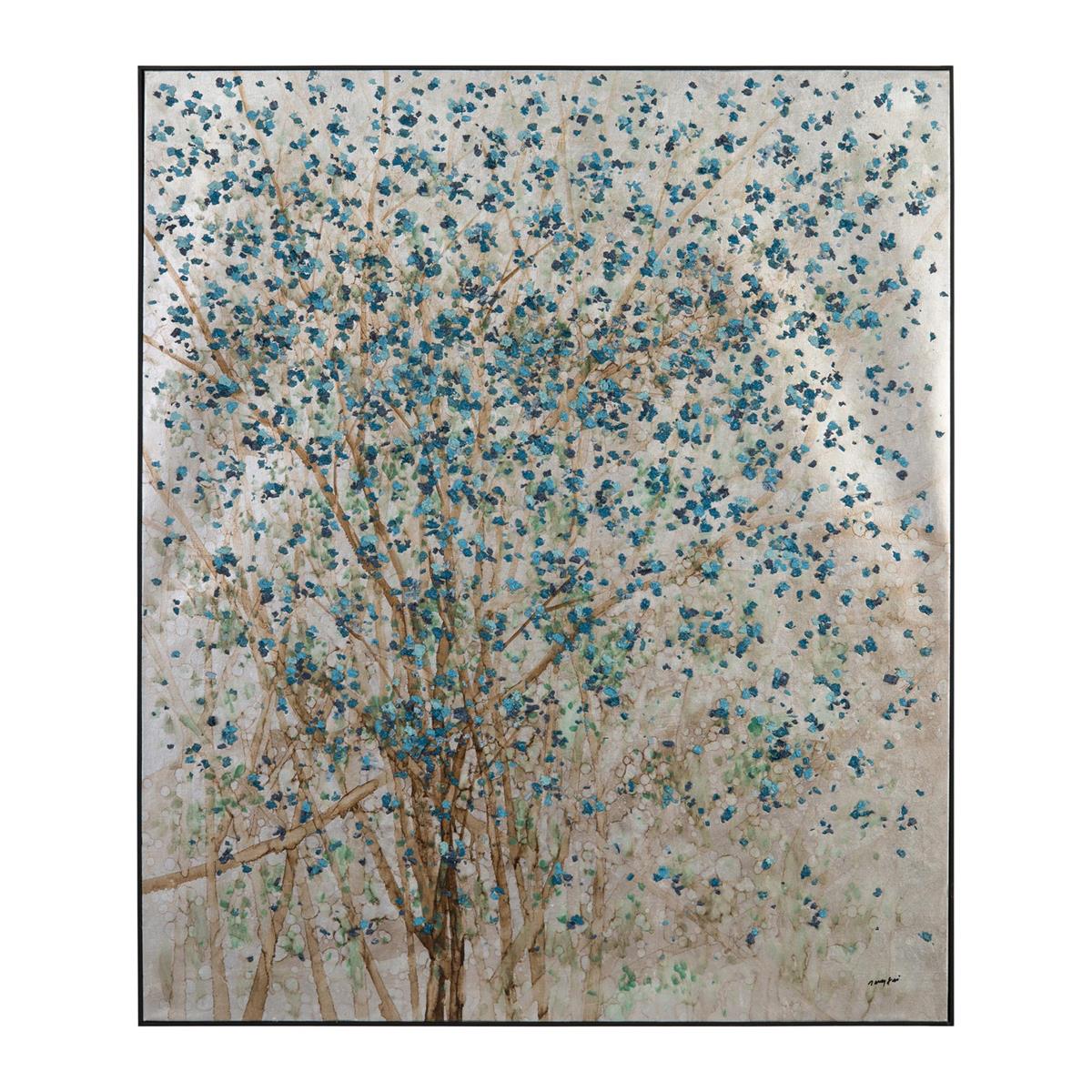 Silvered Dogwood Painting