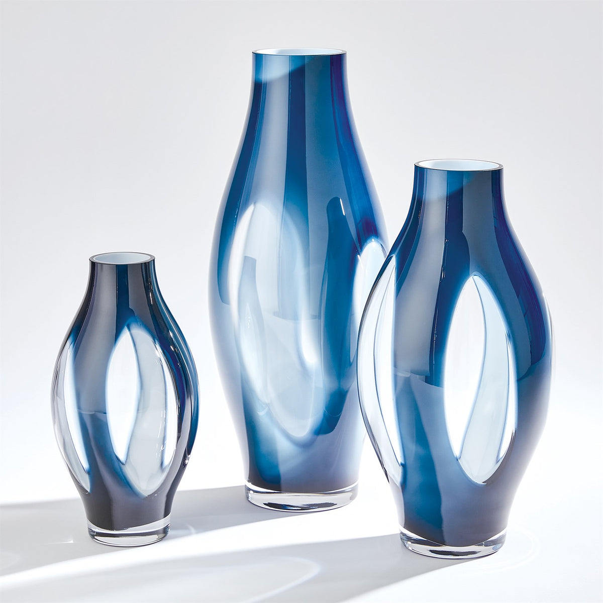Kura Night Blue Vases (3 Sizes Available)
