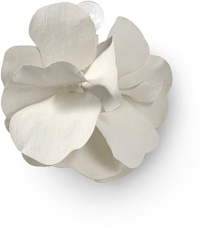 Virginia White Petal Wall Sconce