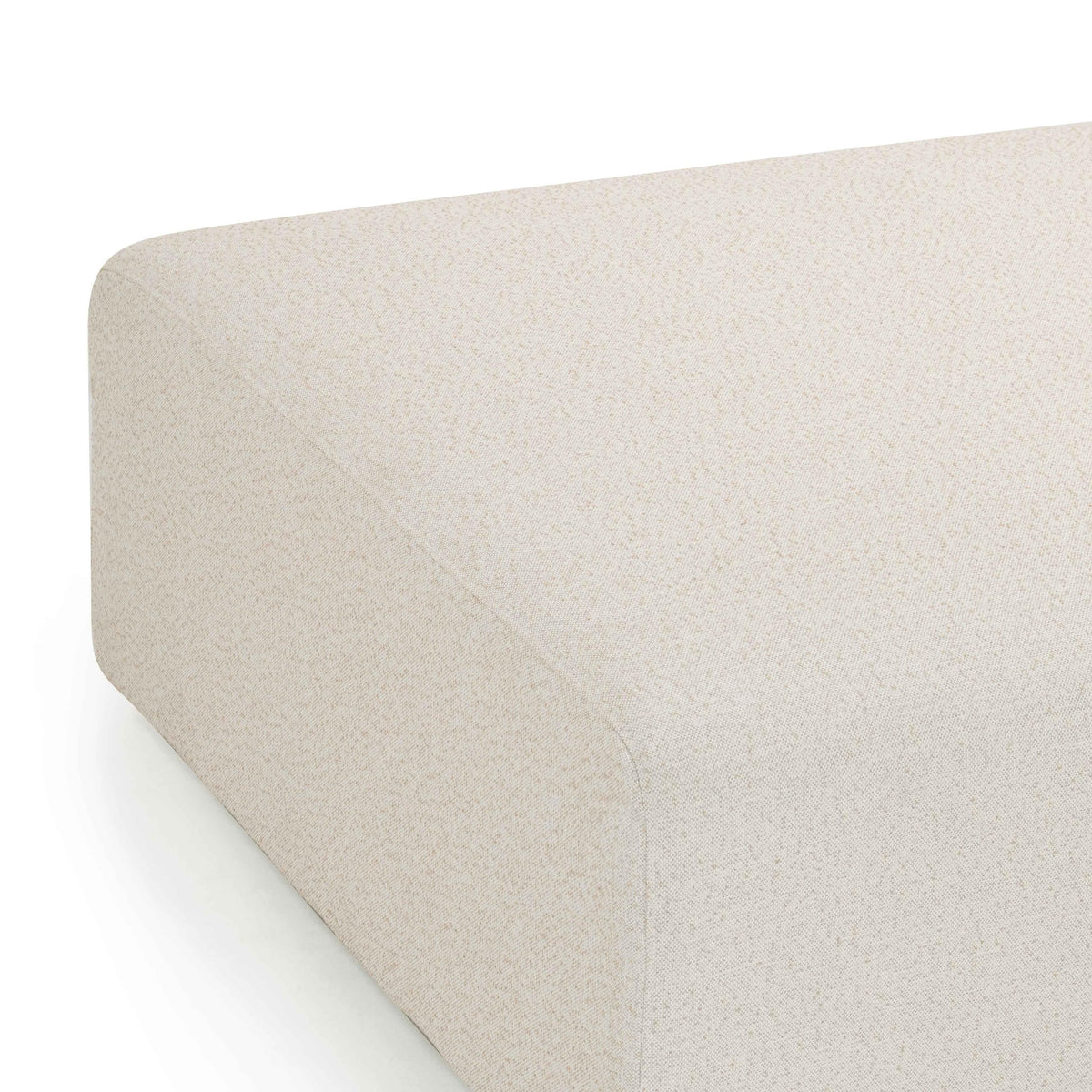 Karsyn Cream Performance Fabric Outdoor Ottoman