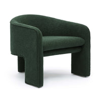 Gattara Forest Green Boucle Accent Chair