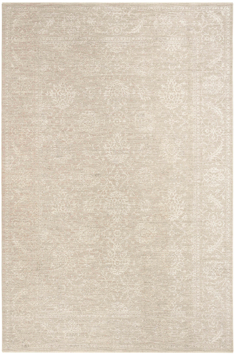 Livia Ivory Grey Foral Area Rug