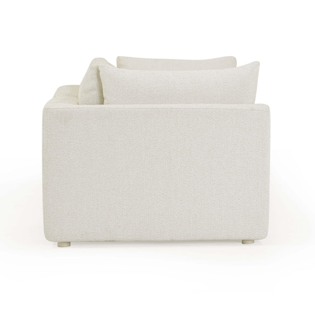 Karsyn 81.2" Cream Performance Fabric Outdoor Modular Loveseat