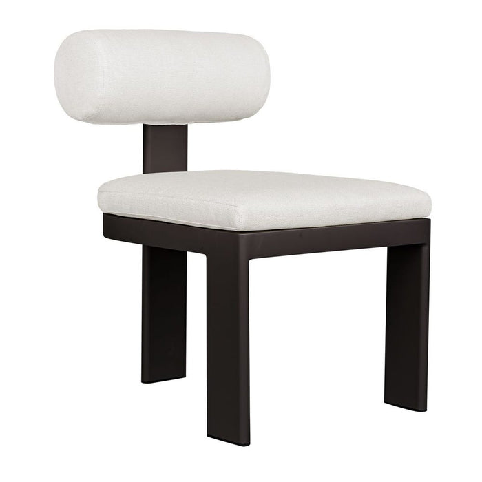 Verah White Outdoor Dining Chair