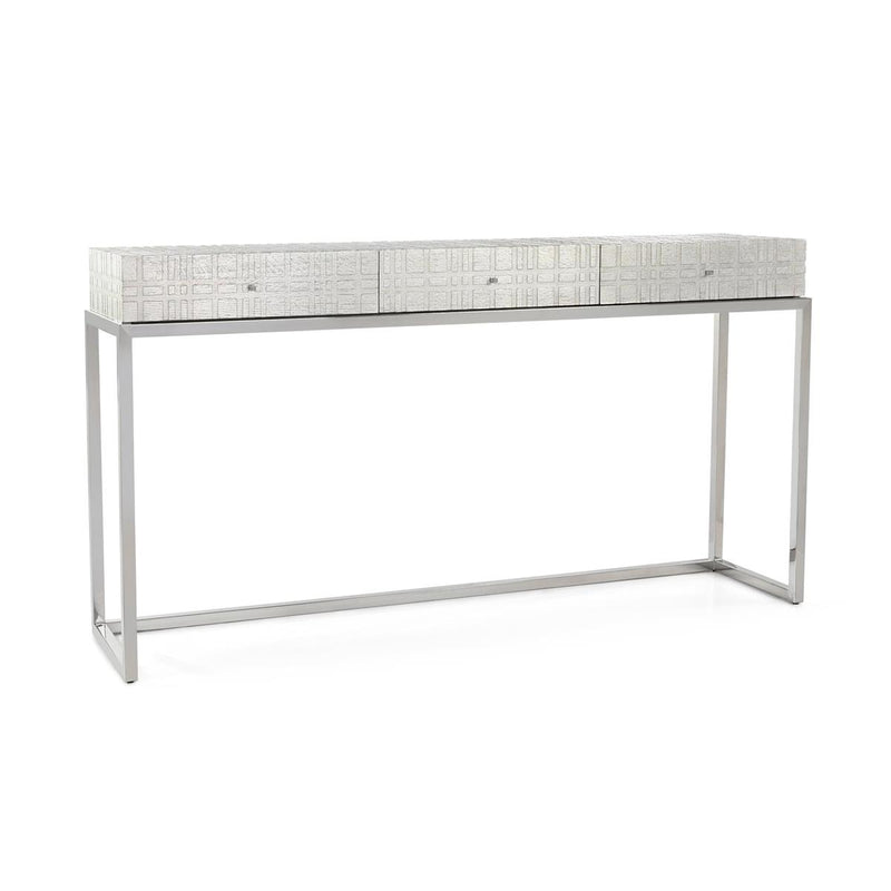 Sonai 72" Textural Geometric Console