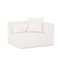 Tereasa Cream Performance Chenille Modular Corner Chair (RAF & LAF)