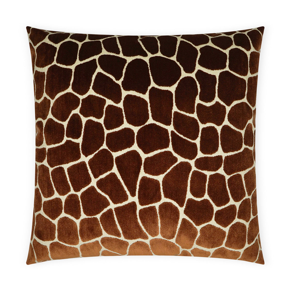 Selene Superior Quality Luxurious Rust Pillow