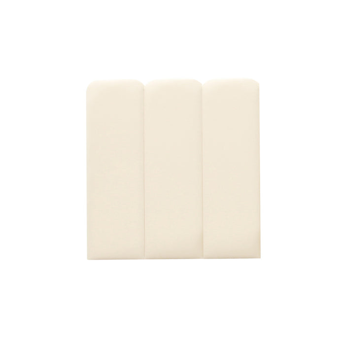 Essence Cream Velvet Extra Side Panels (Set of 2) - For Essence Bed