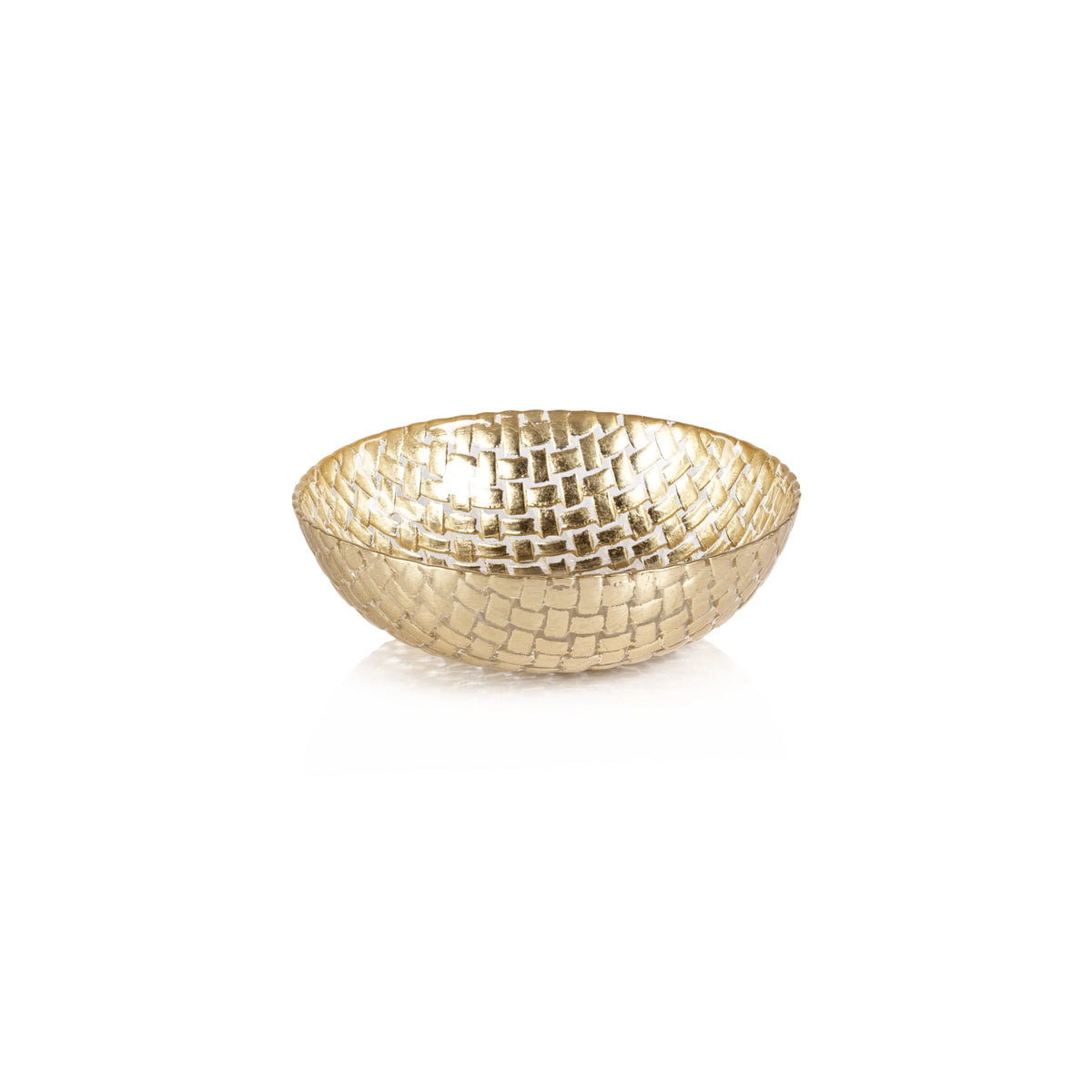 Braided Gold 8.5" Bowl - Set of 8