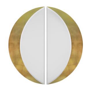 Alleynah Crescent Gold Mirror - Set of 2