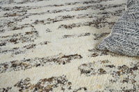 Montana Handmade Wool Brown/Taupe/Ivory Area Rug - Elegance Collection