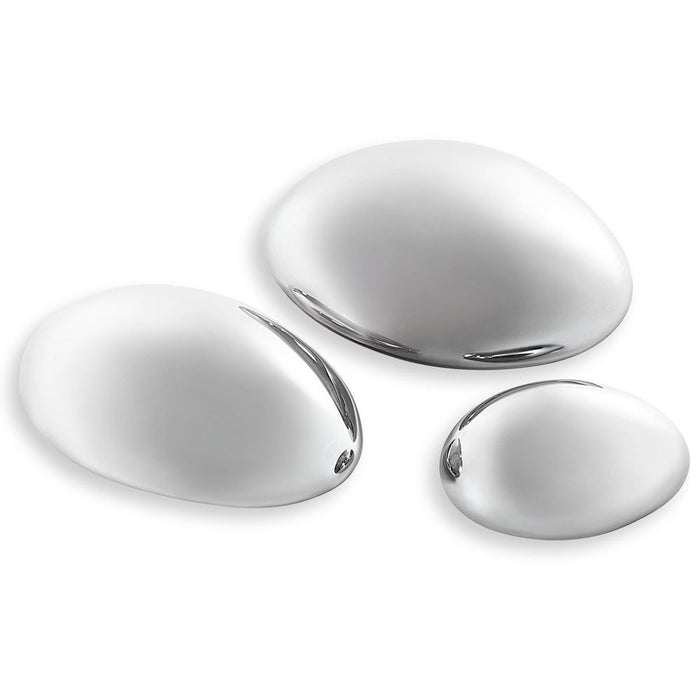 Fluid Mirrored Reflection Décor Object (Set of 3)