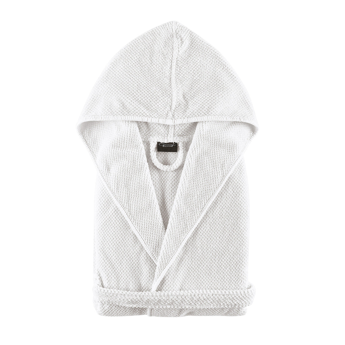 Bee Waffle White  Kids Luxury Bath Robe
