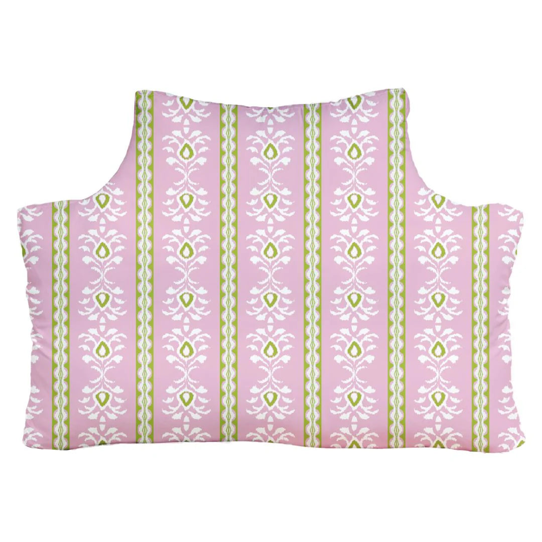 Savannah Stripe Pink Twin XL Headboard Pillow