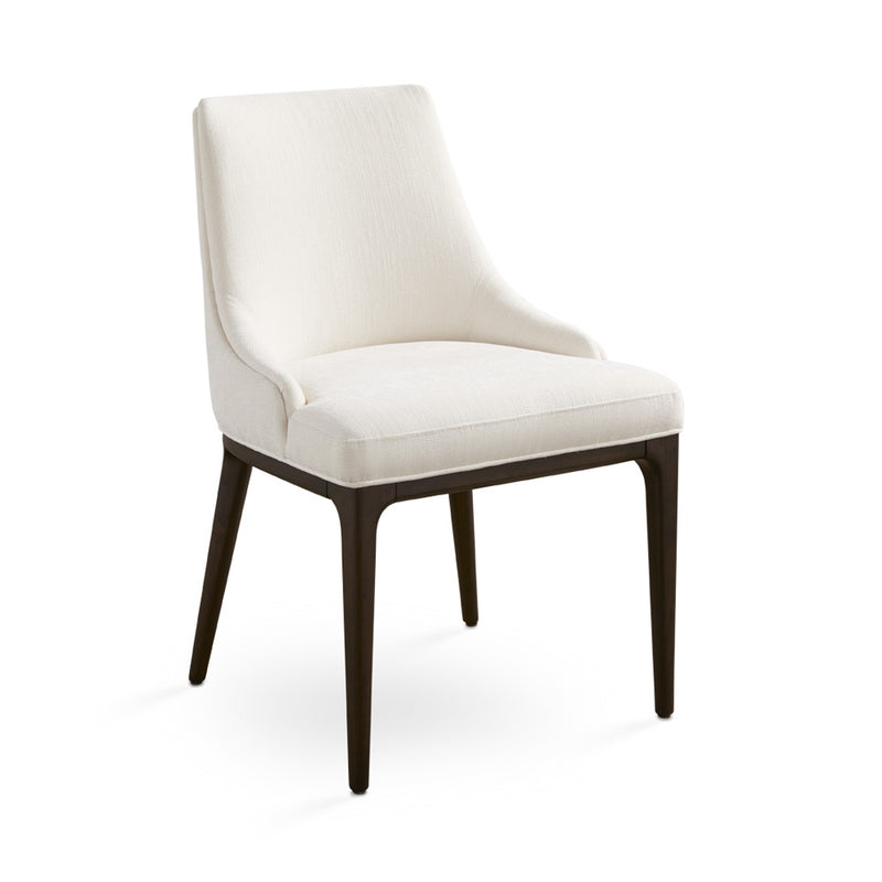 Tabitha Ivory Linen & Wood Dining Chair