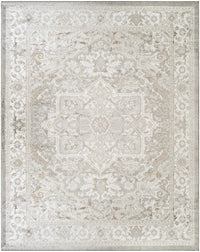 Marisol Floral Vine Light Grey Area Rug