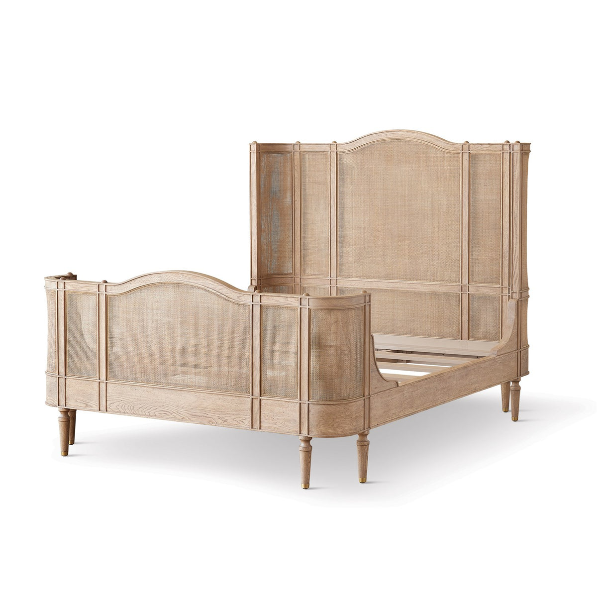 Josephine Bleached Oak Bed