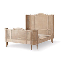 Josephine Bleached Oak Bed