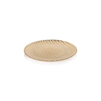 Braided Gold 8.25" Round Plate - Set of 12