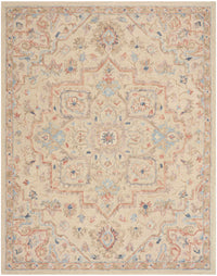 Goldie Ivory Wool Persian Style Area Rug