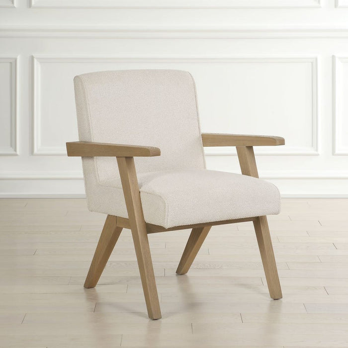 Marigold Snow & Oak Dining Arm Chair