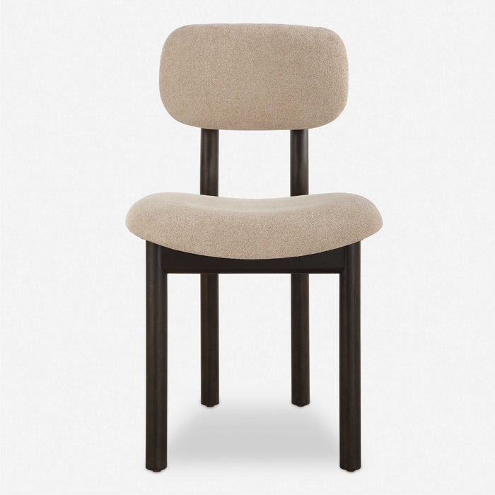 Vertu Sand & Walnut Dining Chairs (Set of 2)